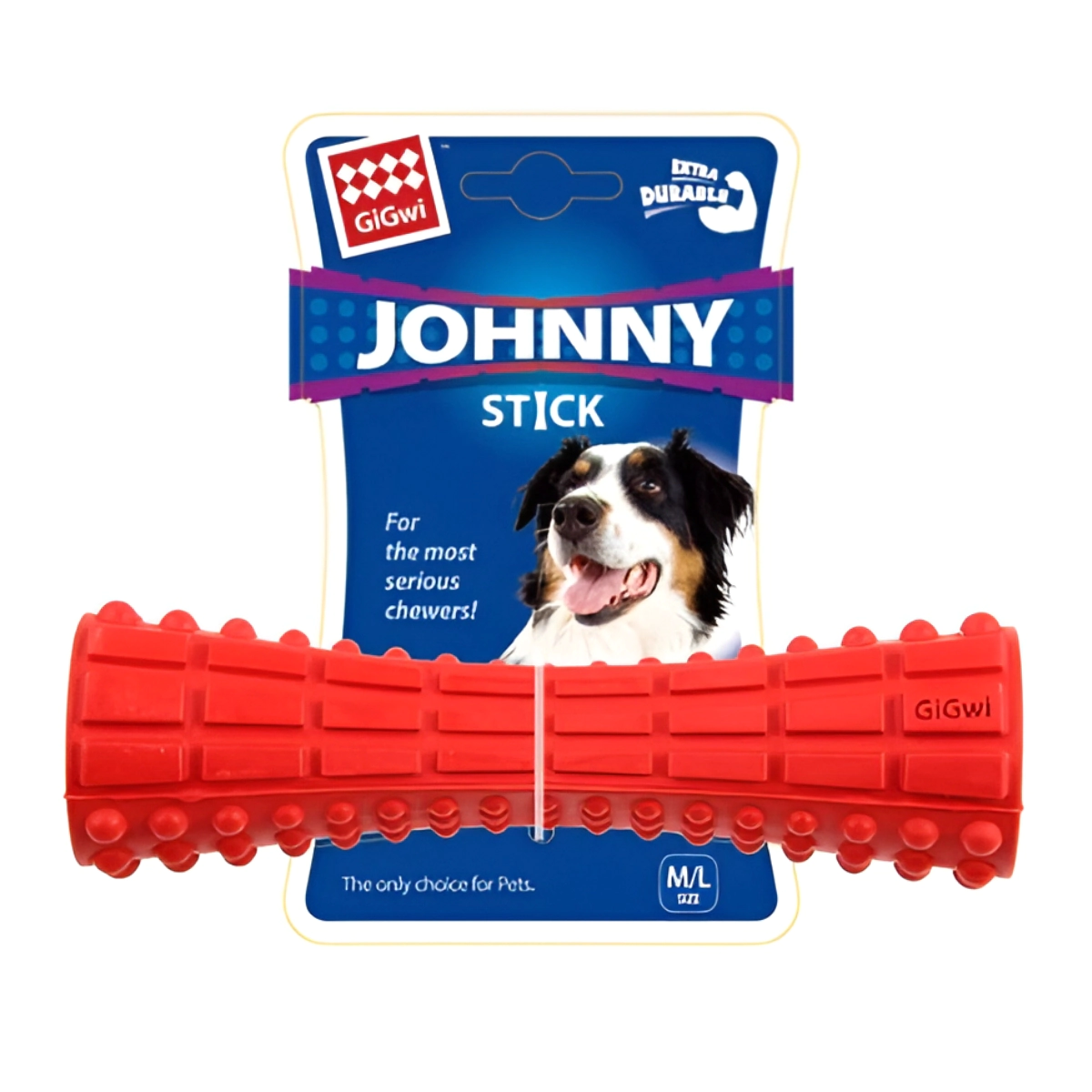 MORDILLO GIGWI JOHNY STICK EXTRA DURABLE 20CM
